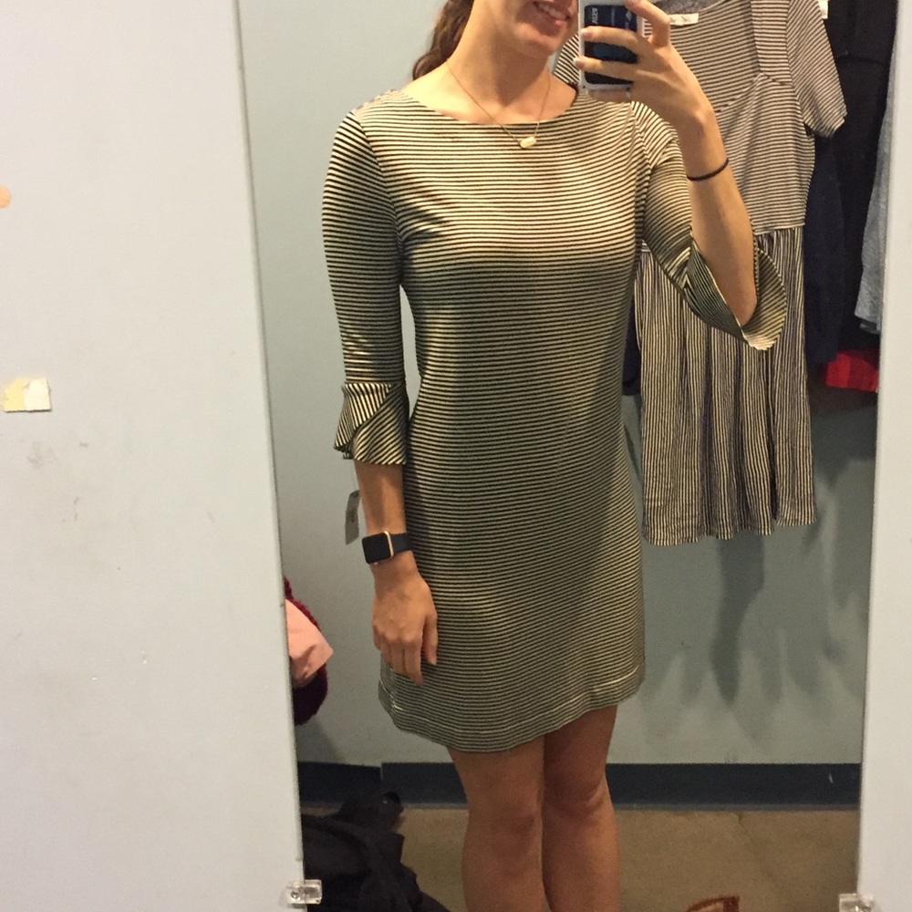 Anthropology Three Dots Striped Dress